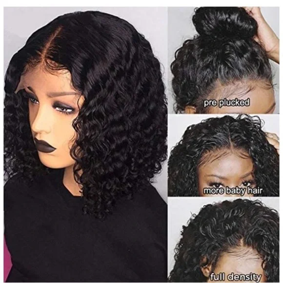 Celebrity Curly Lace Front Human Hair Wig